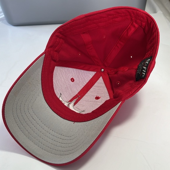 Paul Jr baseball hat SIGNED motorcycle american chopper red solid back size S/M - Picture 11 of 13